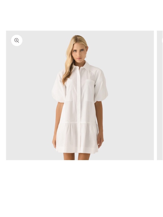 Simkhai Dresses & Skirts - SIMKHAI White Crissy Cotton Poplin Dress Size Small